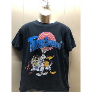 Space Jam Mens Tune Squad Black T-Shirt New L